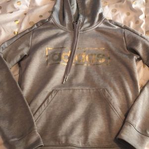 Grey adidas hoodie